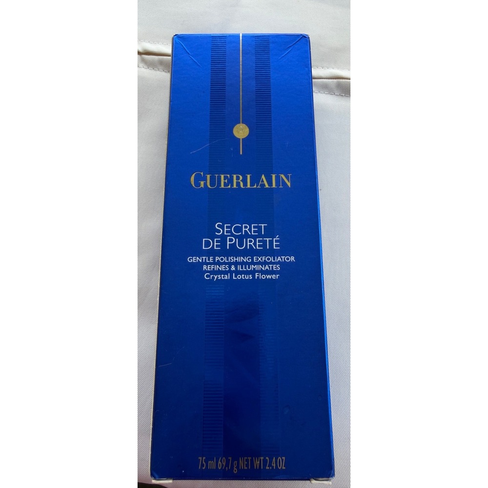Guerlain Secret de Purete Gentle Polishing Exfoliator Crystal Lotus Flower 2.4oz